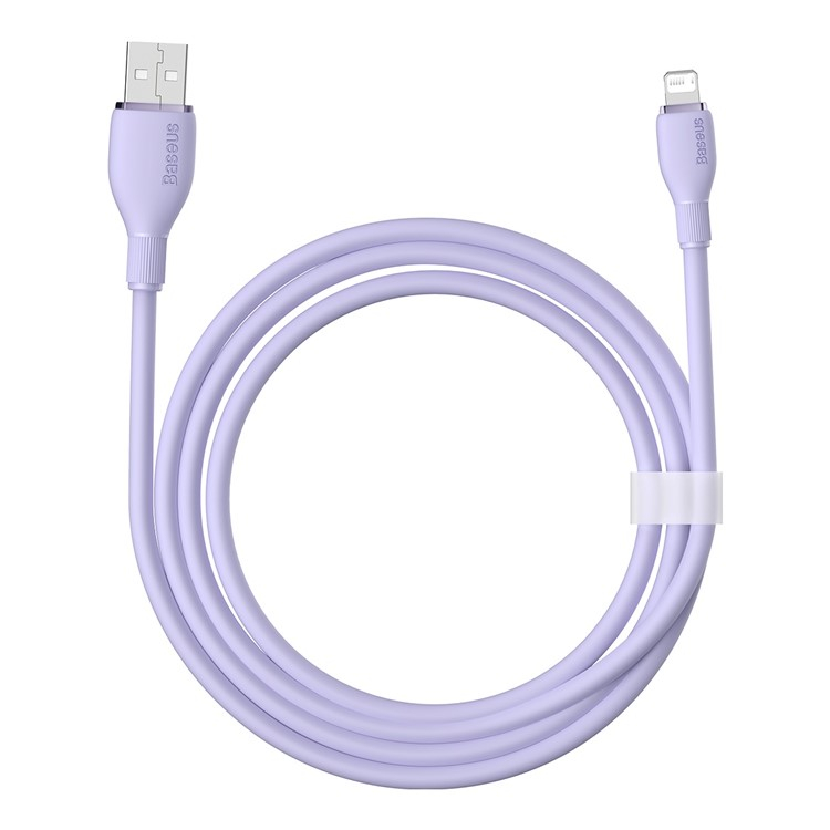 (1.2m) 2.4A USB A auf Lightning Nylon Ladekabel Fast Charge Datenkabel - Lila