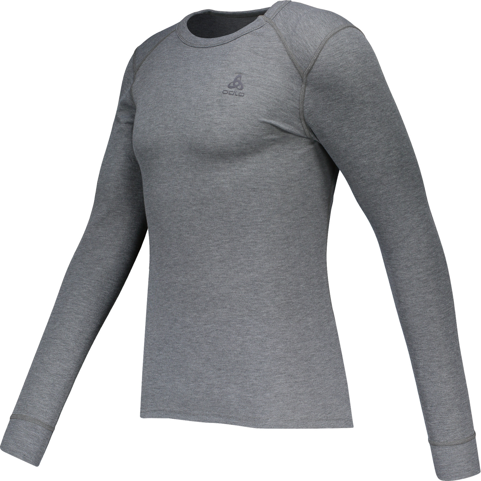 Odlo Active Warm Herren-Langarmshirt Crew Neck S, grau