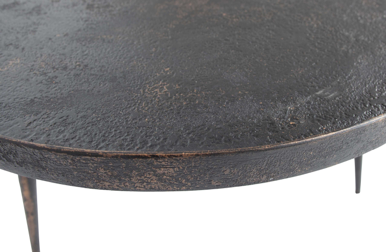 WOOOD Bounds Bijzettafel L Ø58 antique gold