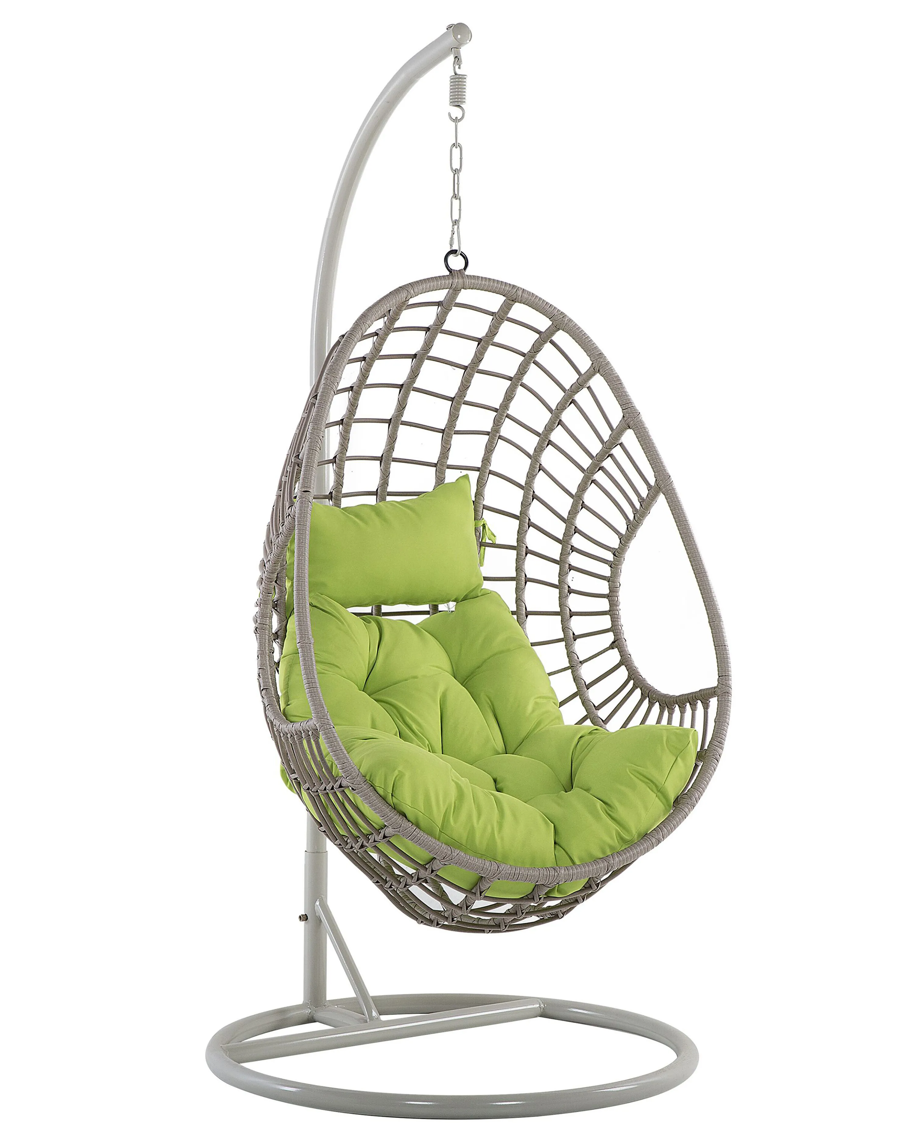 Hangstoel met standaard ARPINO PE rotan Beige