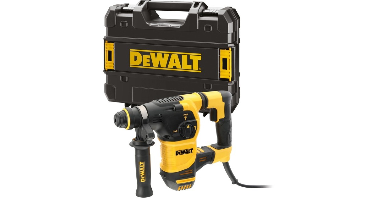 DEWALTD25333K-QS 30mm SDS-Plus Combihamer boorhamer  (Geel/zwart, Incl. TSTAK koffer)
