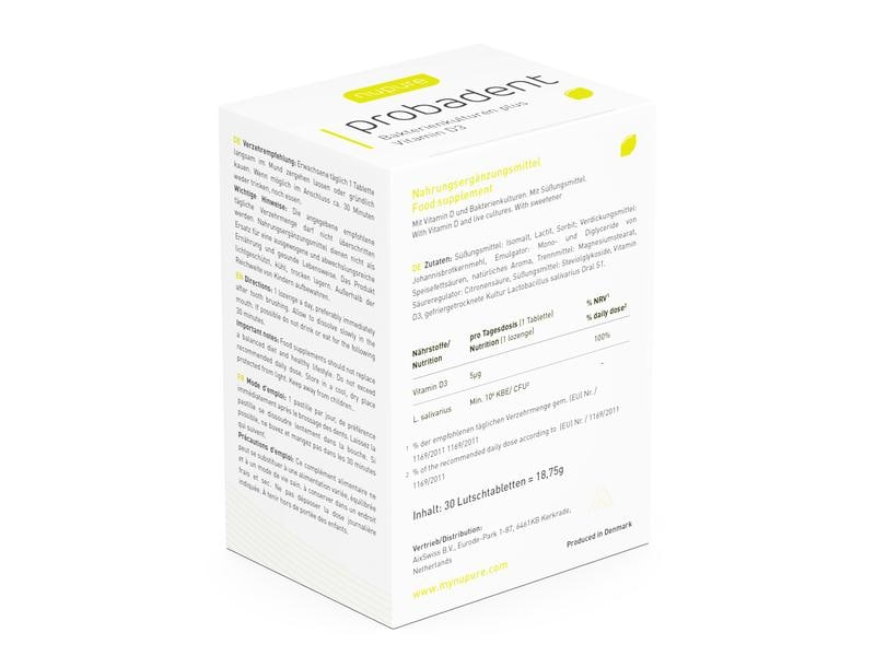 nupure probadent 30 Lutschtabletten Probiotika Lutschtabletten bei Mundgeruch