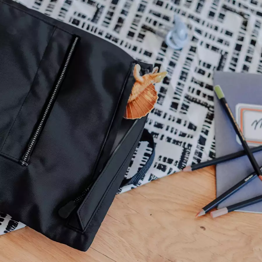 Anna und Oskar Fairer Kinderrucksack Kalle Mini Schwarz