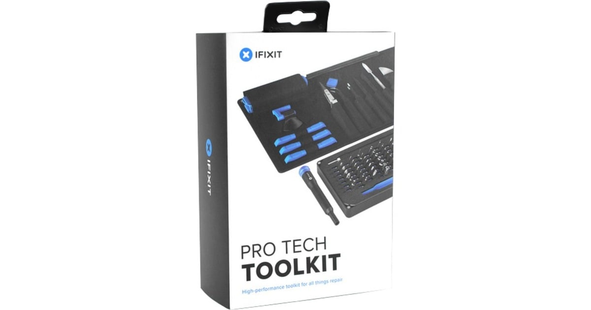 iFixitPro Tech Toolkit gereedschapsset  (Zwart/blauw)