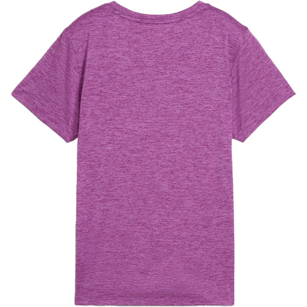 Puma W Tad Essential Heather Logo T-Shirt Damen wild berry heather