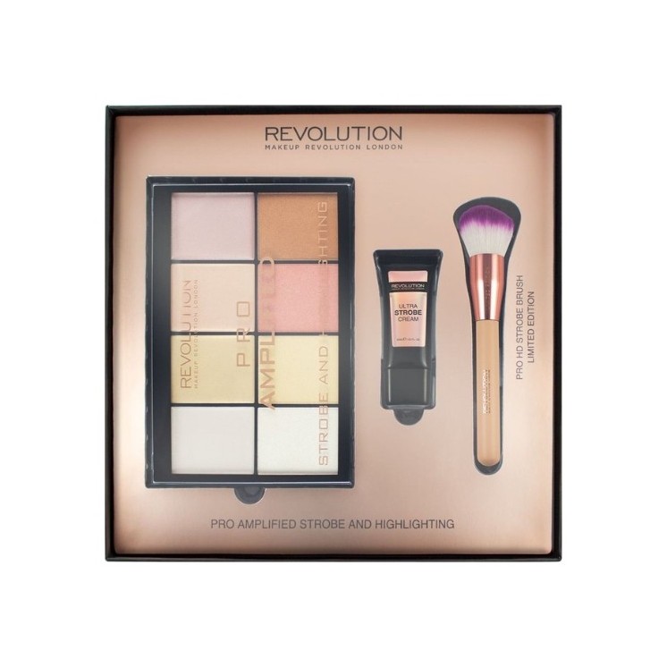 Makeup Revolution Amplified Strobe and Highting Holiday Set