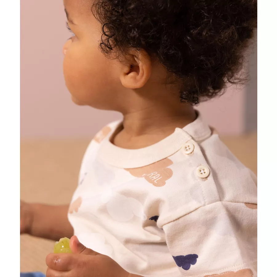 Petit Bateau T-Shirt Weiß Avalanche