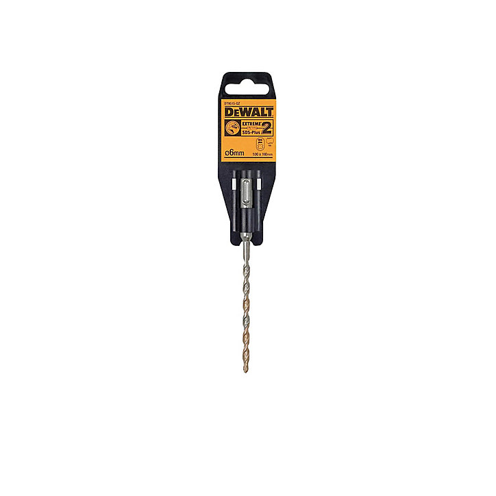 Foret béton Ø.6 x L.160 mm DeWalt DT9515-QZ en acier emmanchement SDS Plus