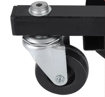 (91x42cm) 2in1 Auto Reparatur Roll Liege Faltbarer Rollsitz - Schwarz
