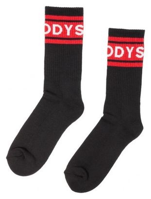 Chaussettes Odyssey Futura Stripes Noir / Rouge