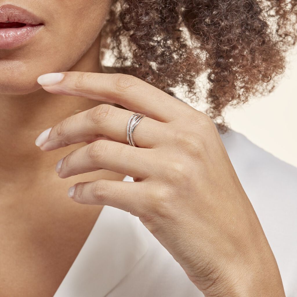 Bague Julianne Or Blanc Diamant Divers