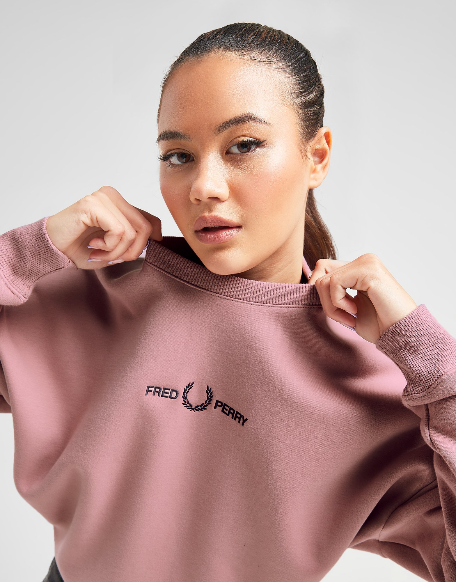 Fred Perry Sweatshirt Logo Femme