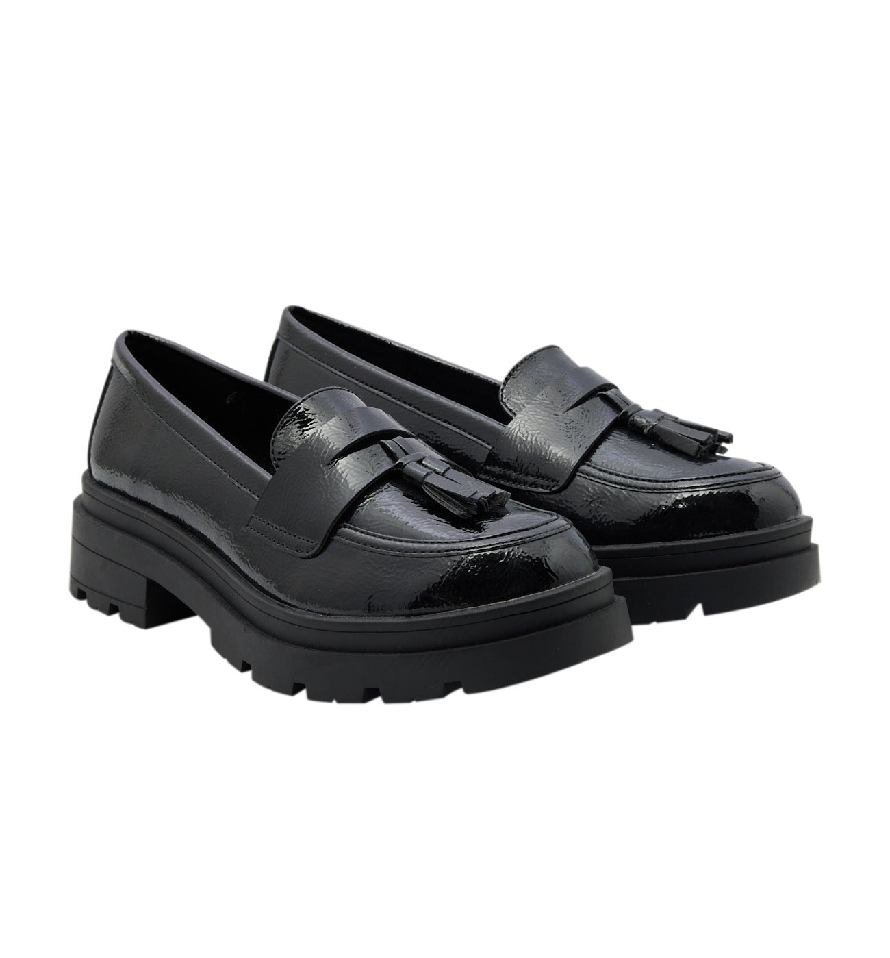 Mocassins à gland Femme - Noir