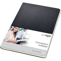 Carnet Conceptum, A5, quadrillé, noir