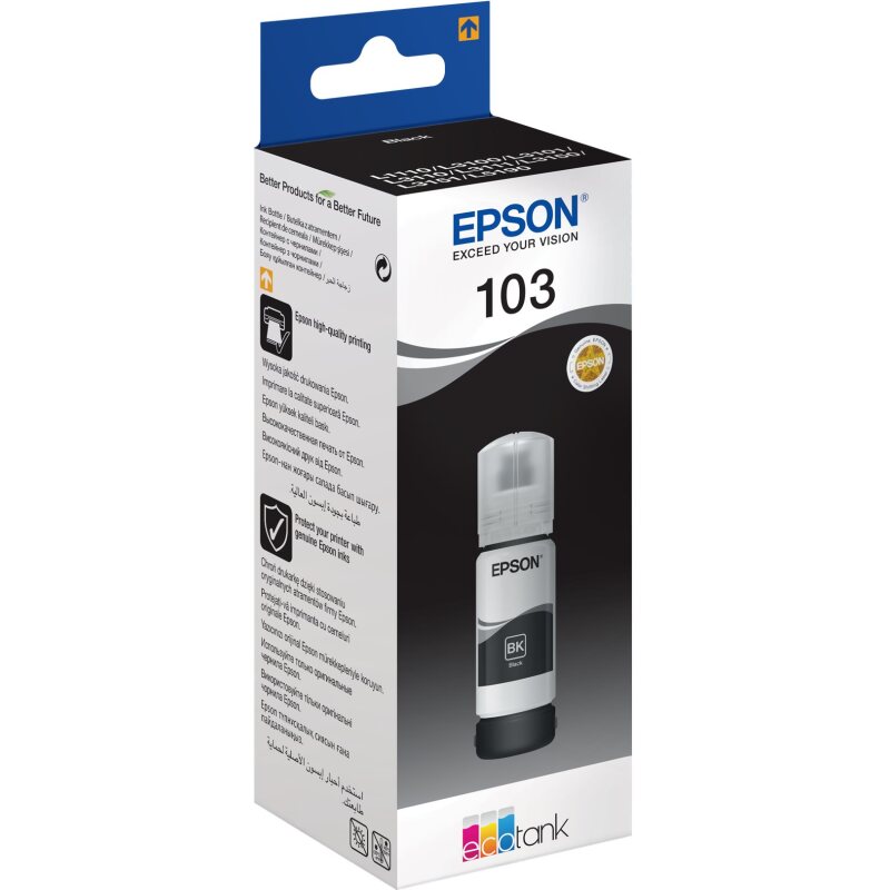 Cartouche d'encre Epson Ecotank 103 NOIR