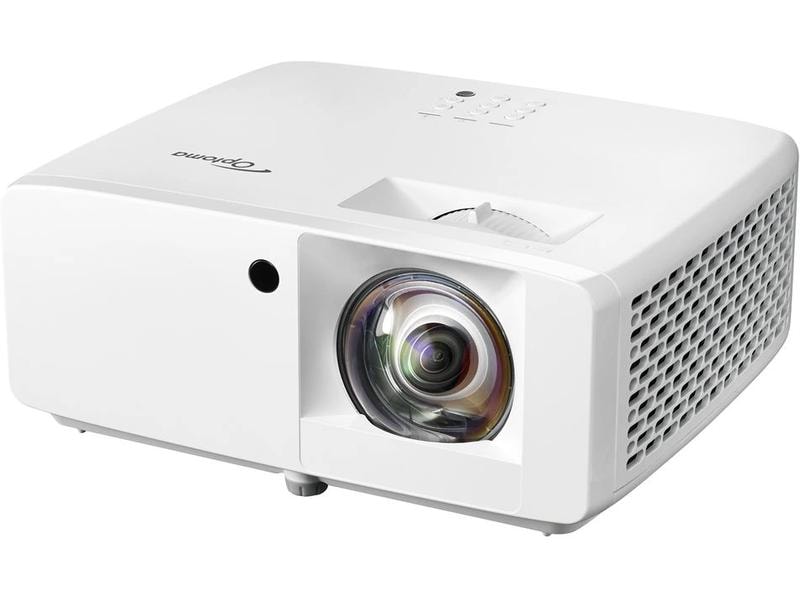 Optoma Kurzdistanzprojektor GT2000HDR Ultrakompakter Full HD-Laser-Heimprojektor mit kurzer Reichweite