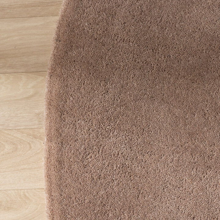 Rond wollen vloerkleed - Vienna Beige