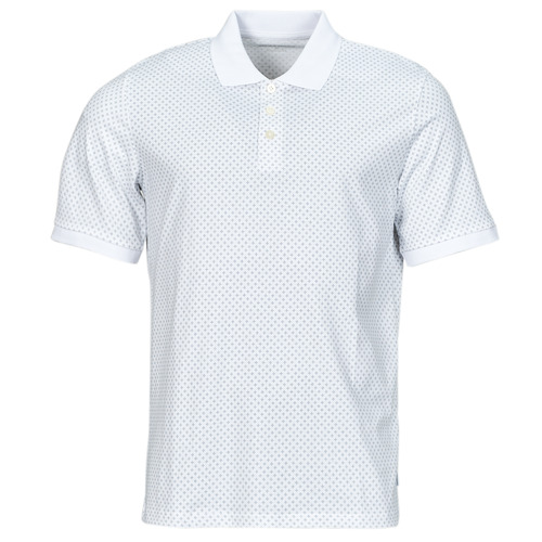 Jack & Jones - JJLUIS AOP POLO SS - Blanc