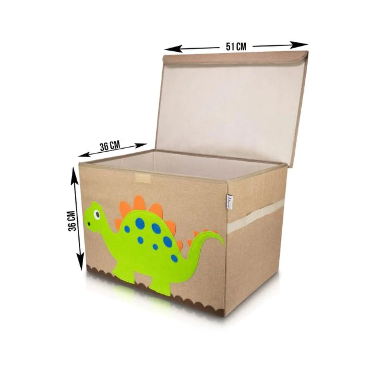 Boîte de rangement en tissu pour enfant grand modèle Dinosaure 