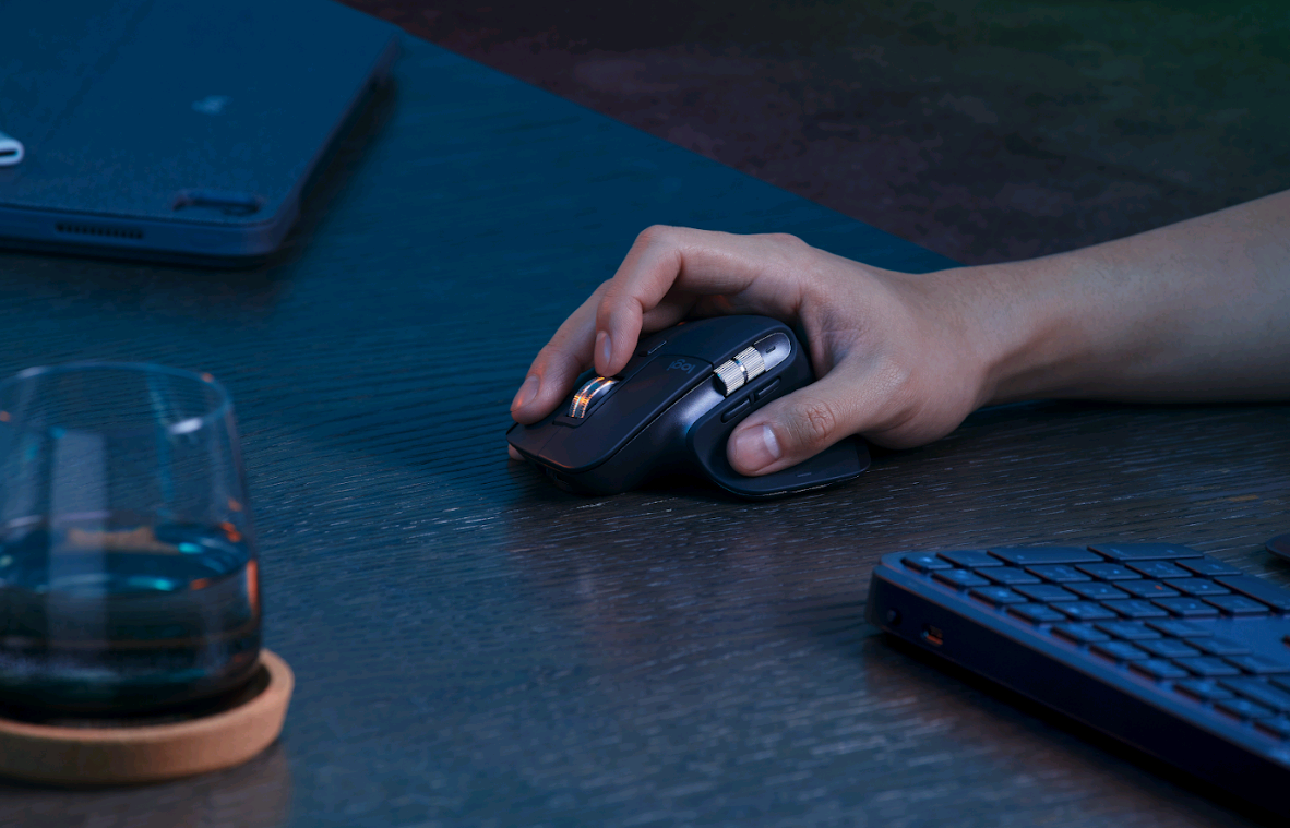 Logitech - MX Keys S Performance Combo Keyboard and Mouse Set