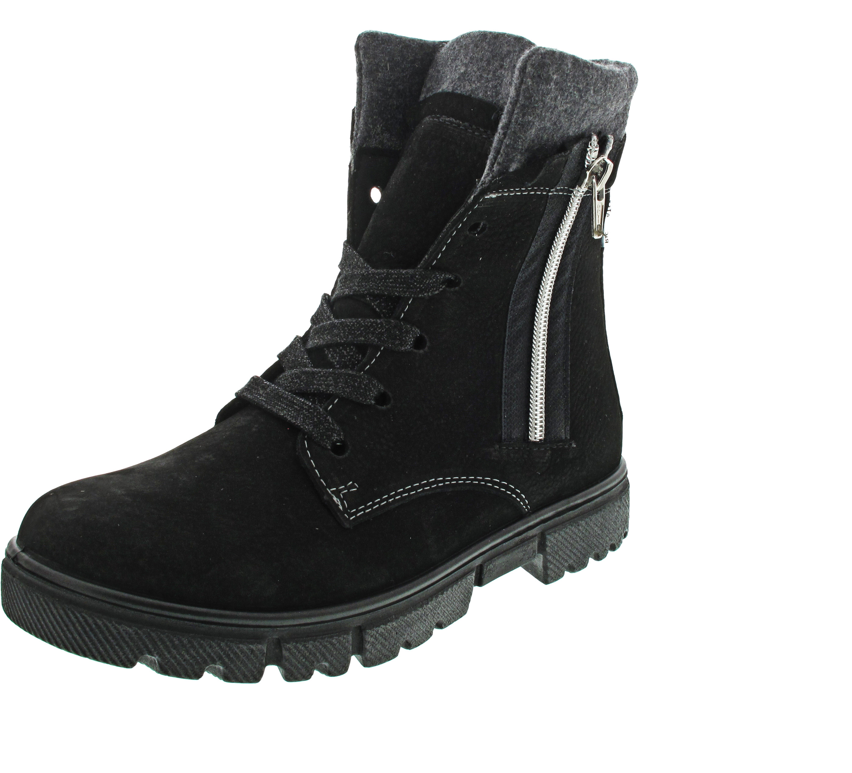 Ricosta Solea Schnürstiefelette schwarz