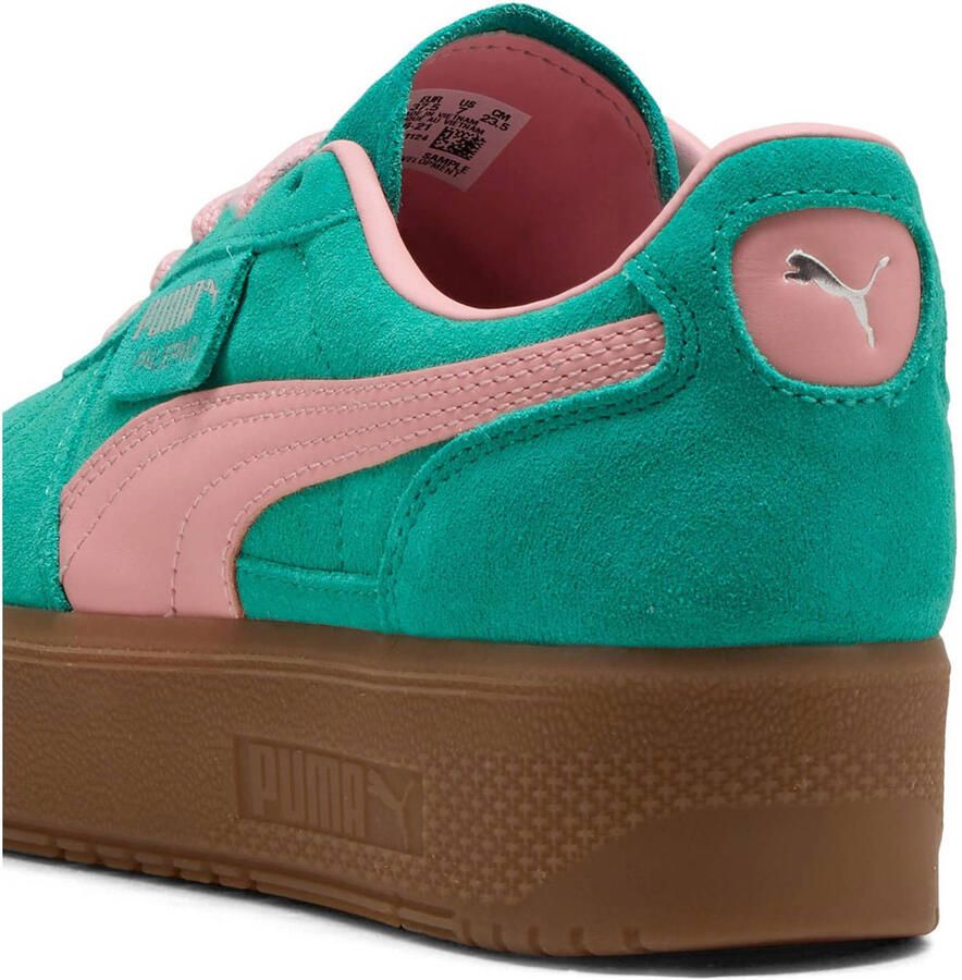 Puma Palermo Elevata sneakers groen roze