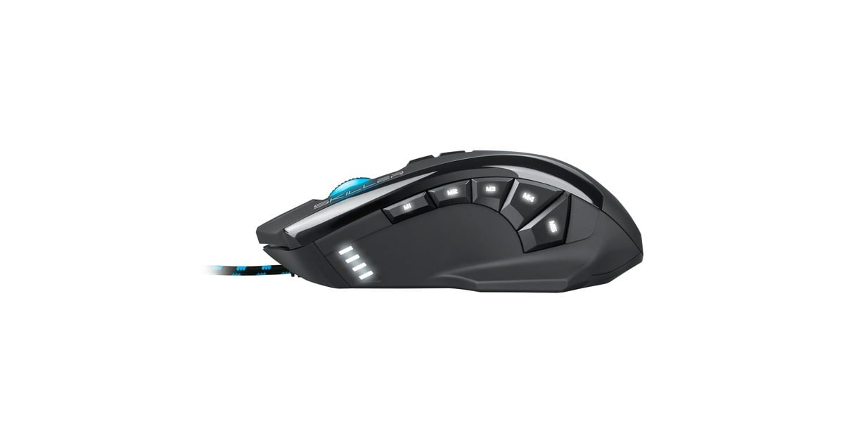 SharkoonSKILLER SGM1 RGB gaming muis  (Zwart, 10.800 dpi, RGB leds)