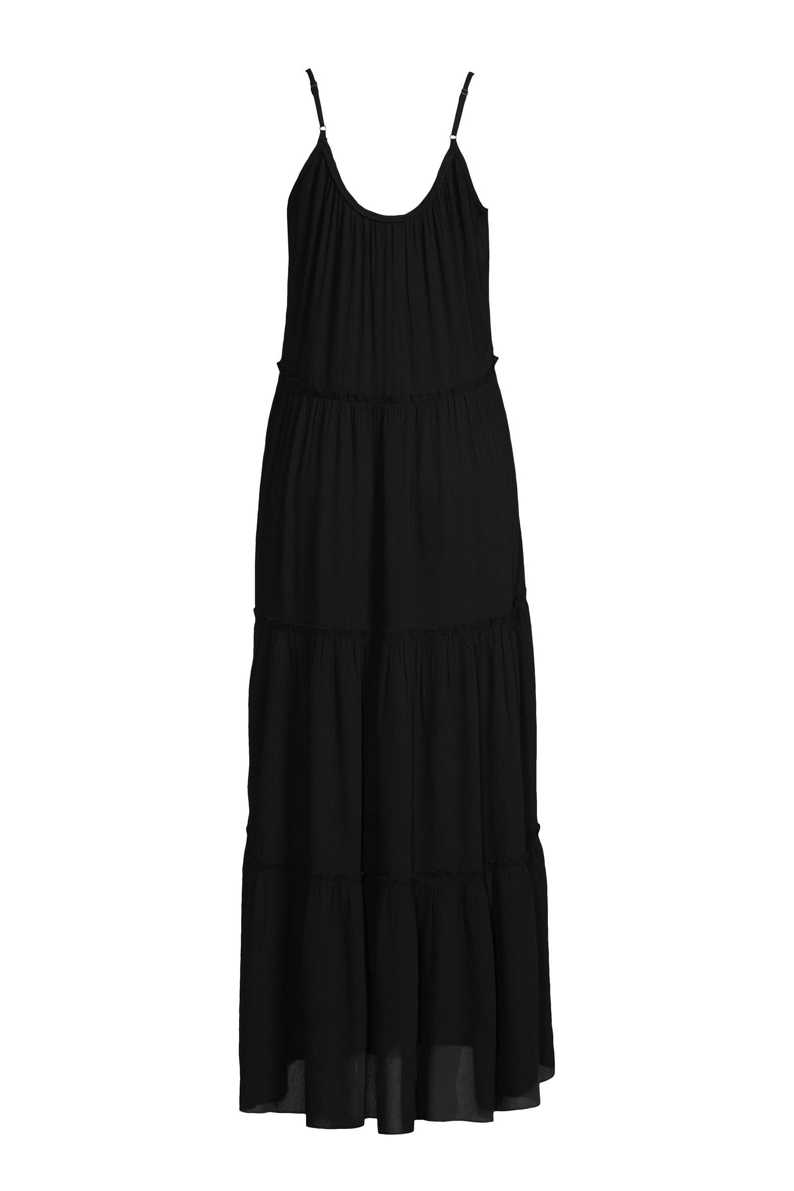 BEACHWAVE crinkle strandjurk zwart