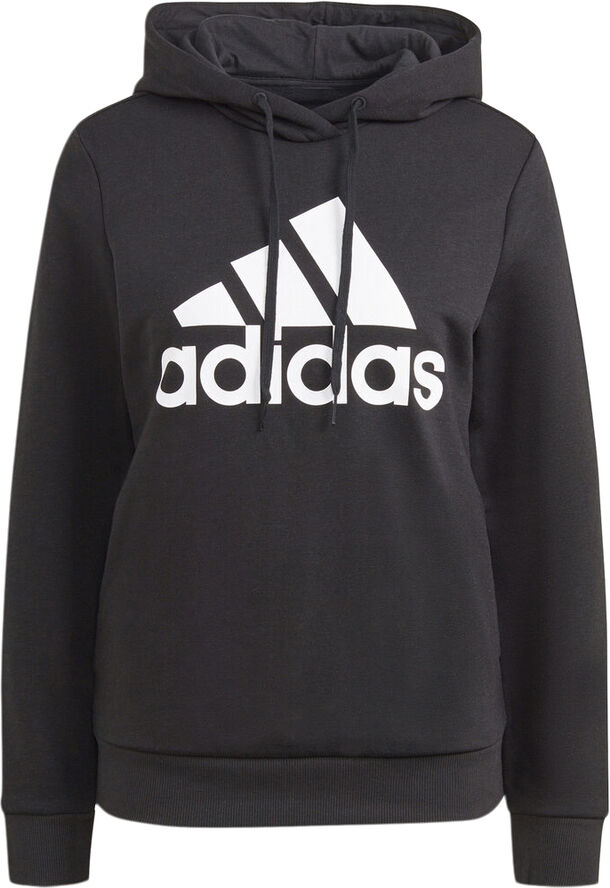 adidas LOUNGEWEAR Essentials Logo Fleece hættetrøje Sort