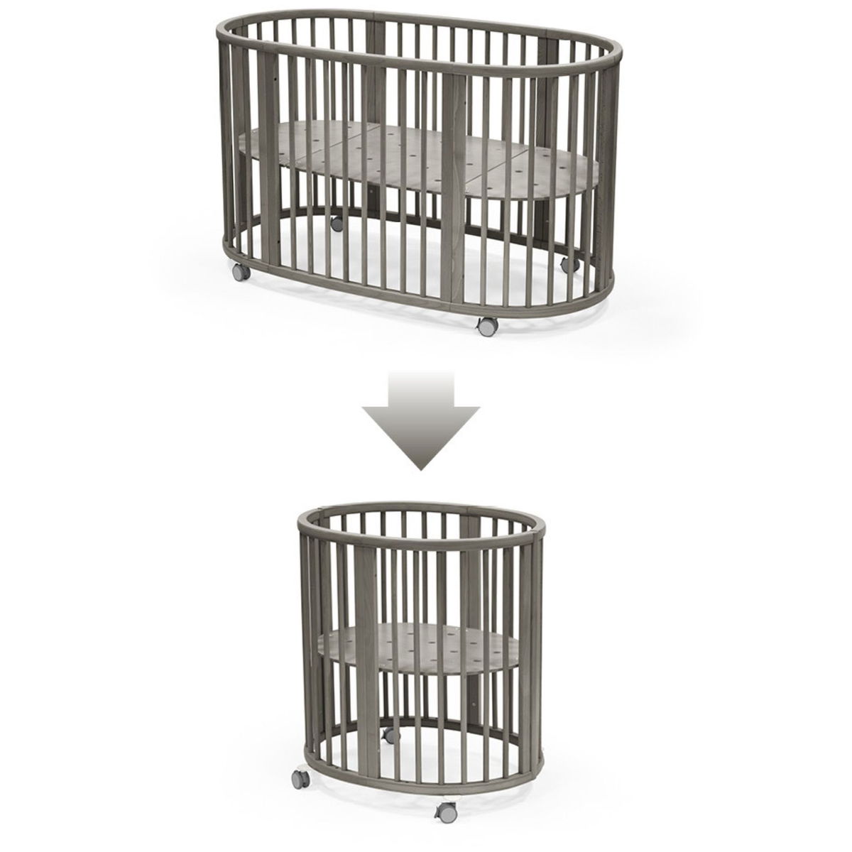 STOKKESTOKKE   Sleepi Verkleinerungsset V3 hazy grey
