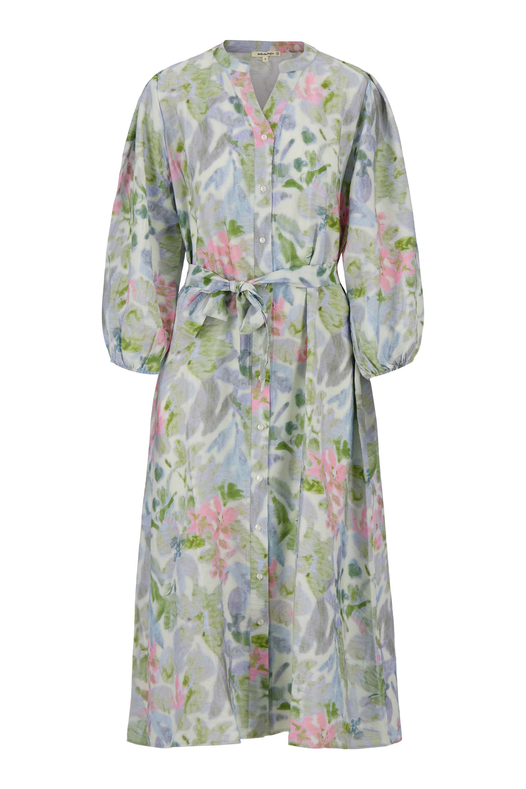 jurk met bloemprint
