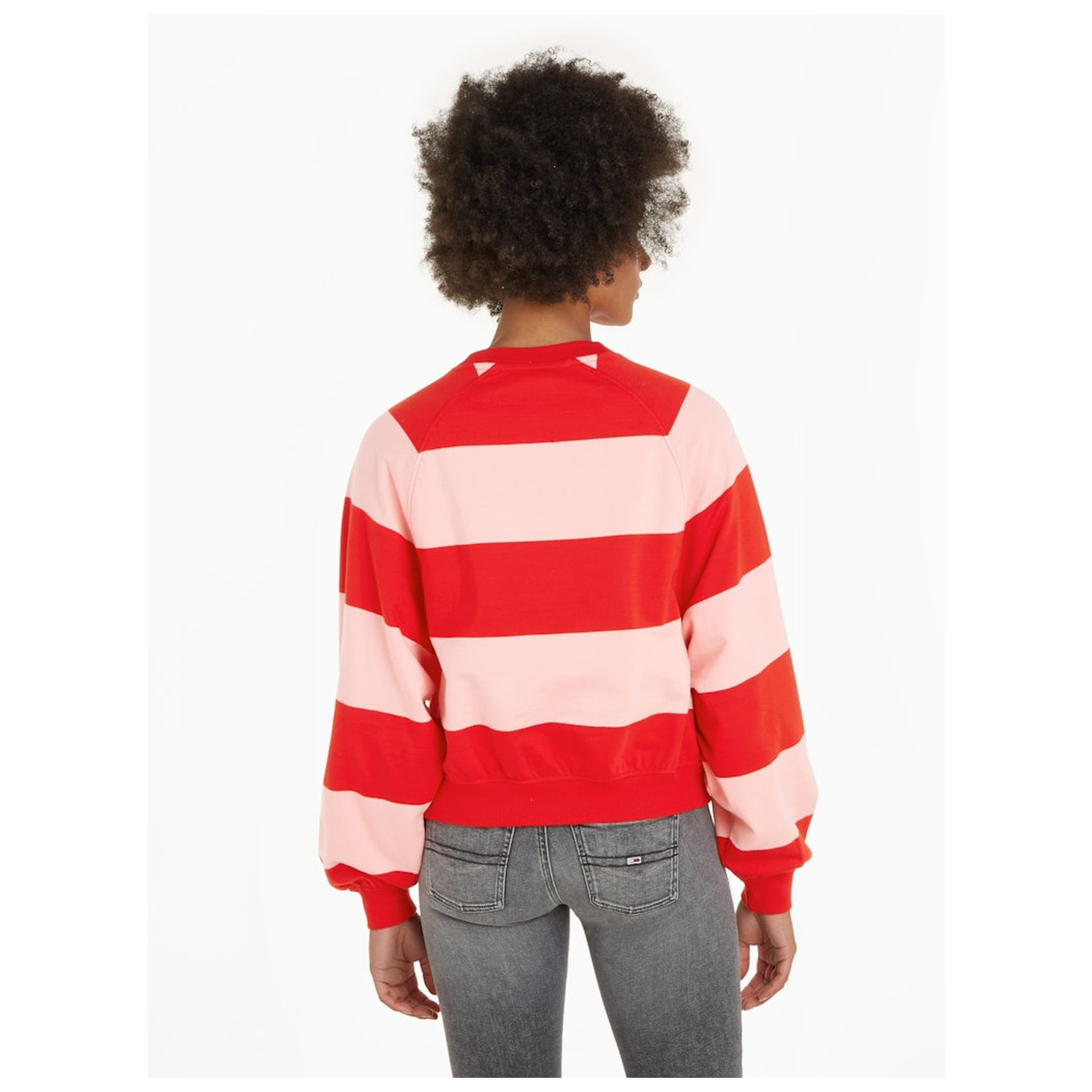 Tommy Jeans TJW RLX LETTERMAN STRP CREW EX