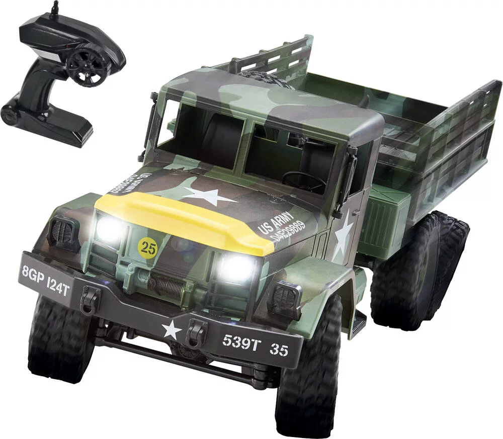 RADIOCOMMANDE CRAWLER US ARMY TRUCK 1\/16EME