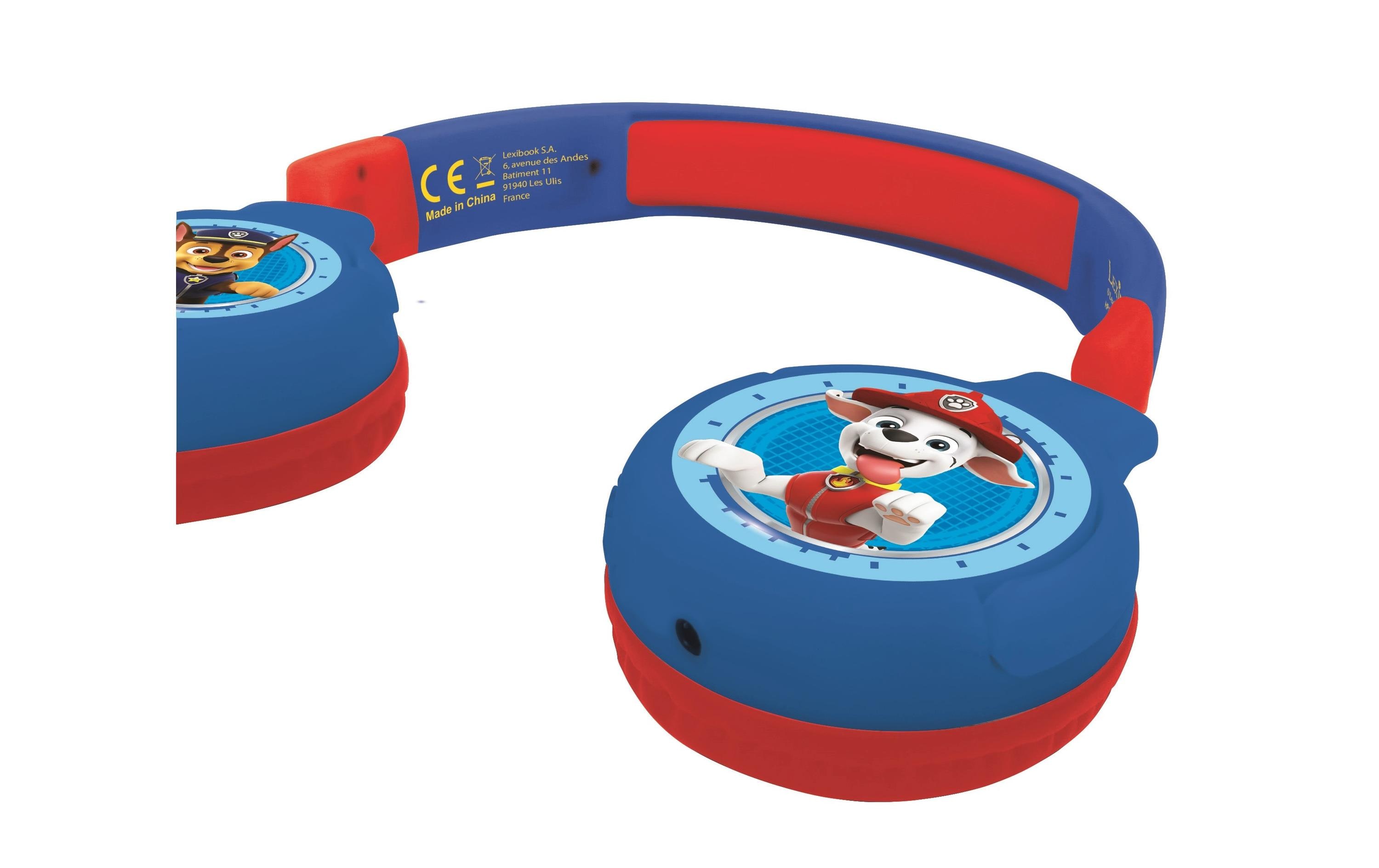 Kinderkopfhörer Paw Patrol 2-in-1-BluetoothKabelloser Kopfhörer für Kinder