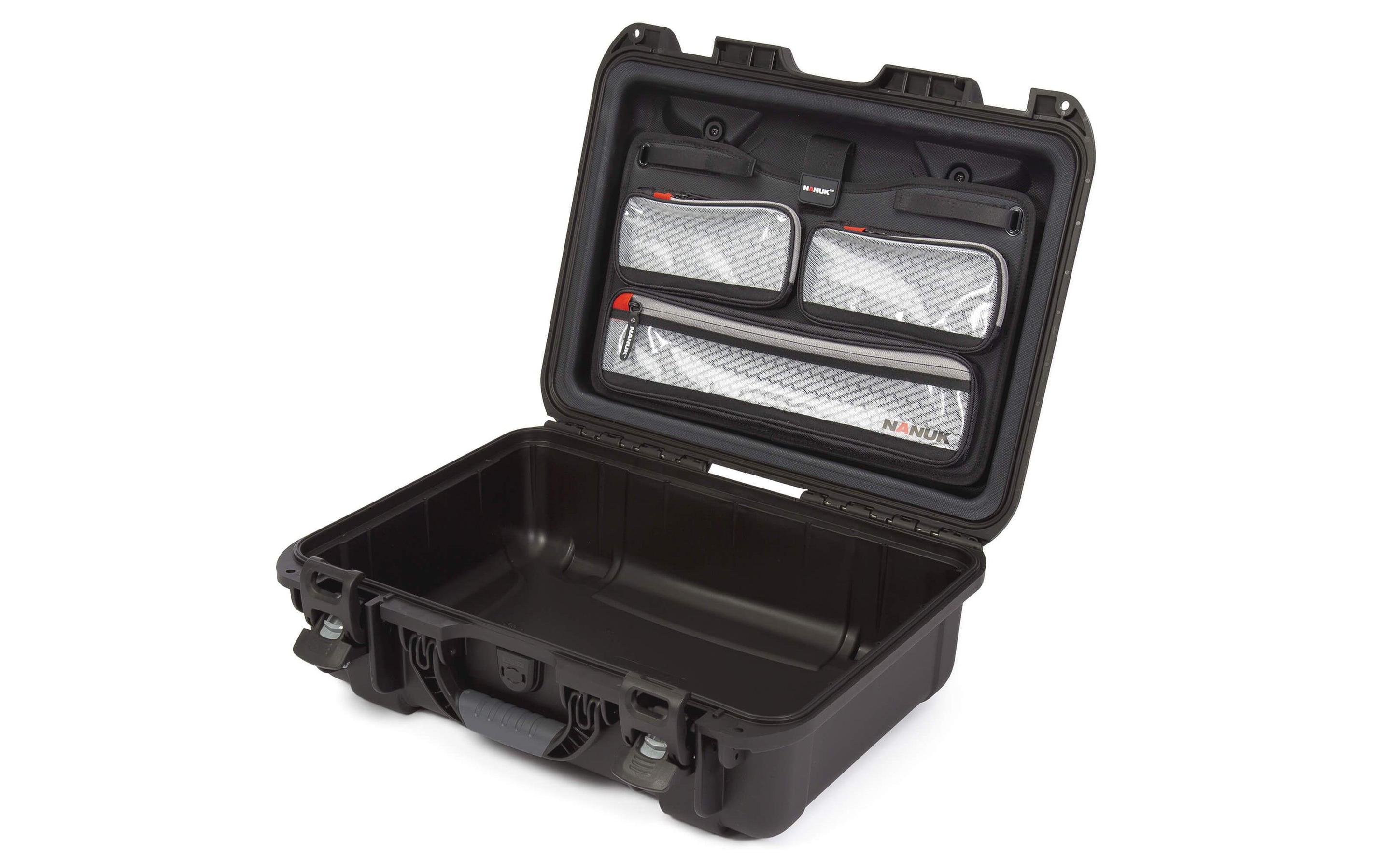 Einbaurahmen Deckel Organizer für Mod. 925<br>Hochwertiger Organizer für den Deckel des Kunststoffkoffers 925