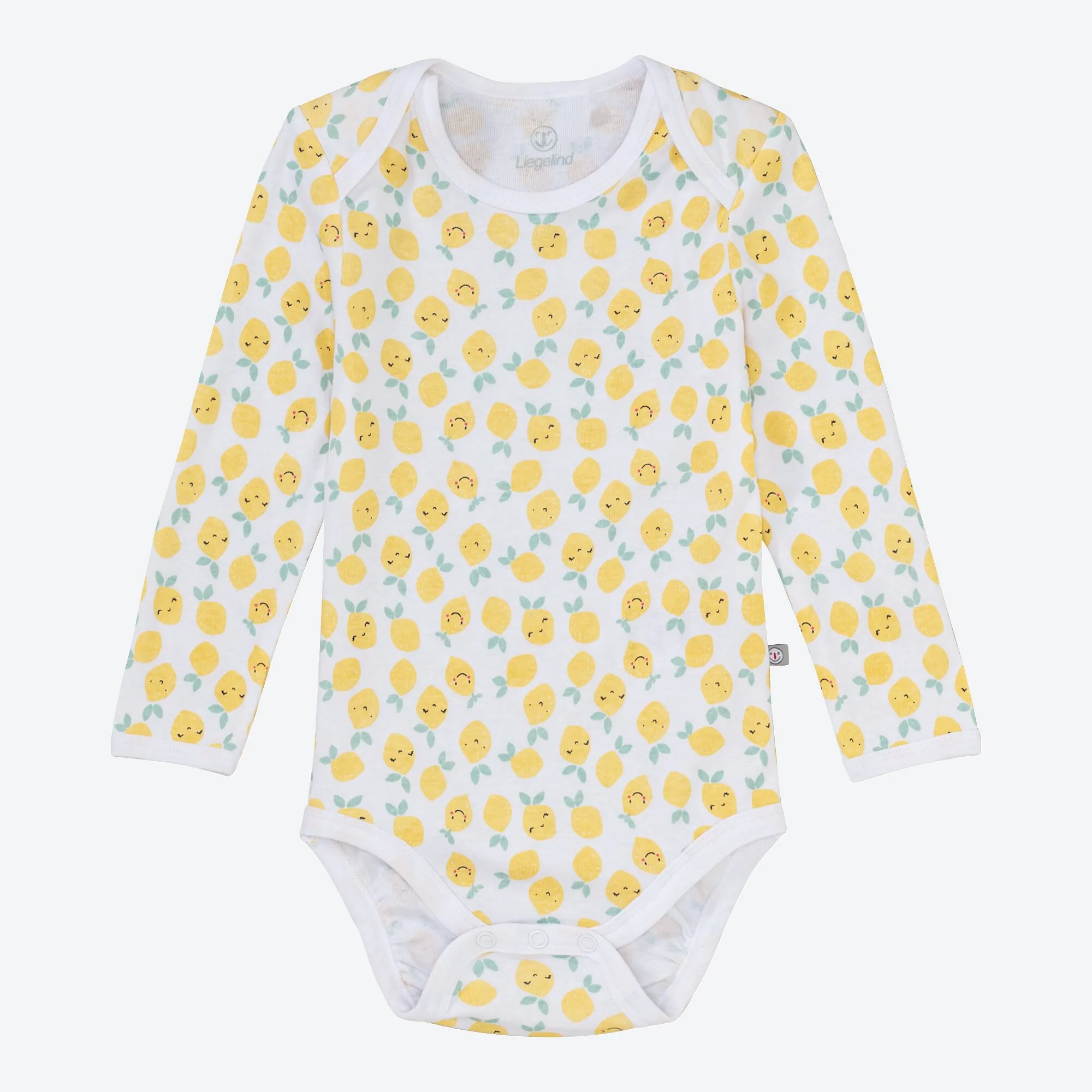 Baby-Mädchen-Body mit Zitronen-Muster