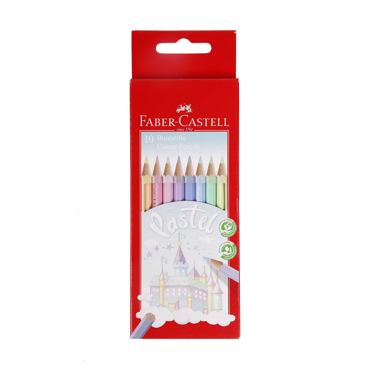 Faber-Castell Buntstifte Colour Pastell 10er