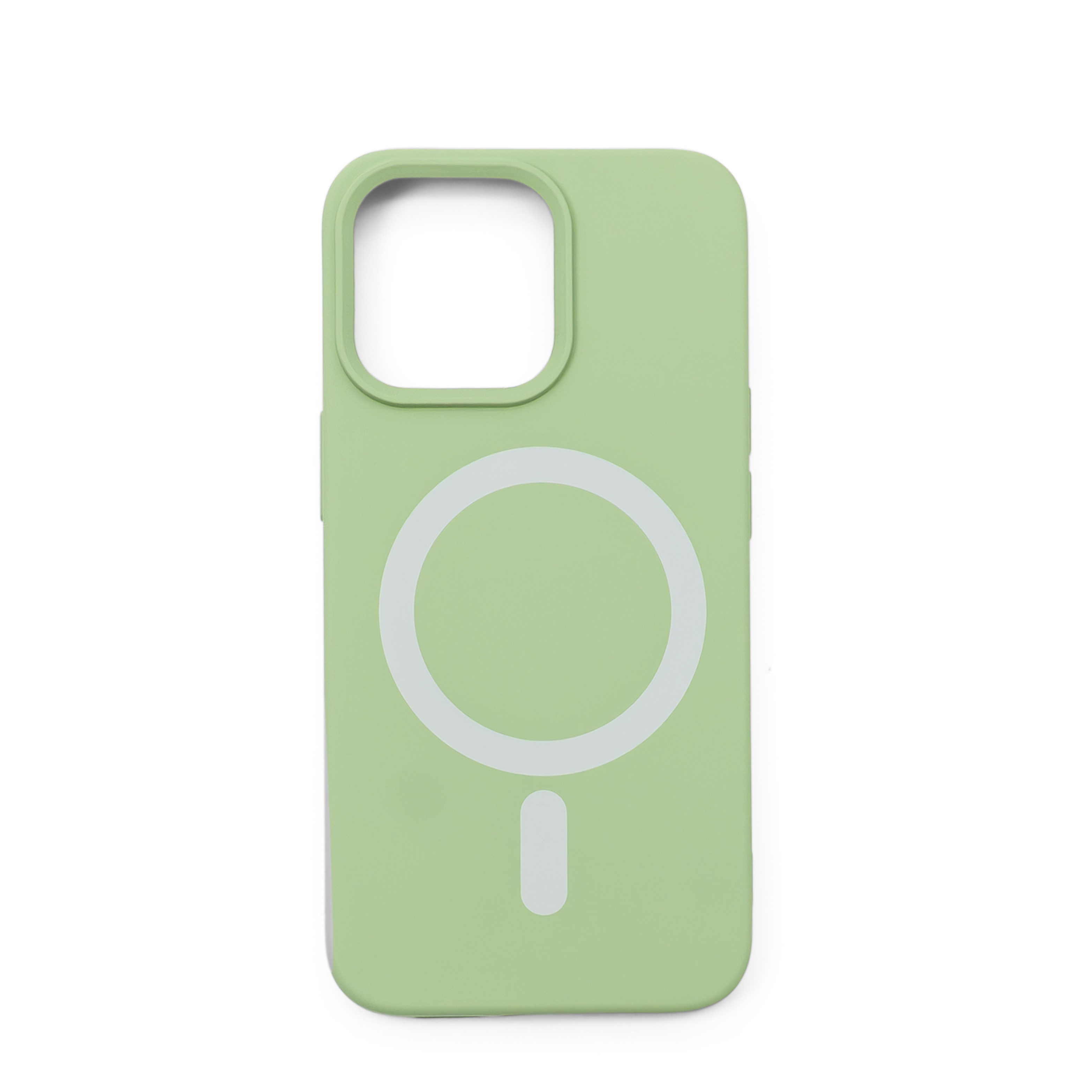 iPhone 13 Pro MagSafe Silikon Case Hülle - Hellgrün