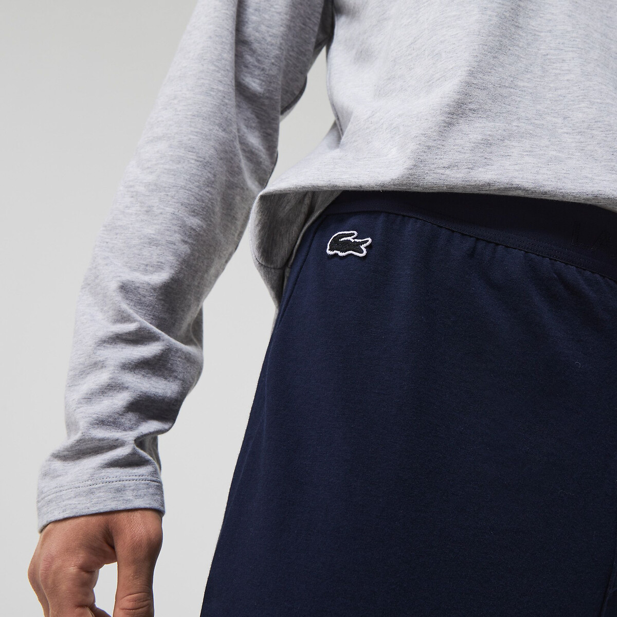 Pijama de manga comprida LACOSTE com logotipo grande