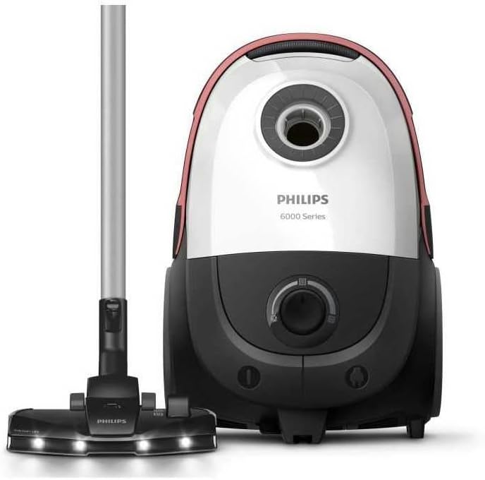 Bodenstaubsauger mit Beutel - PHILIPS XD6122/12 - 900 W - 4 L - Polarweiß