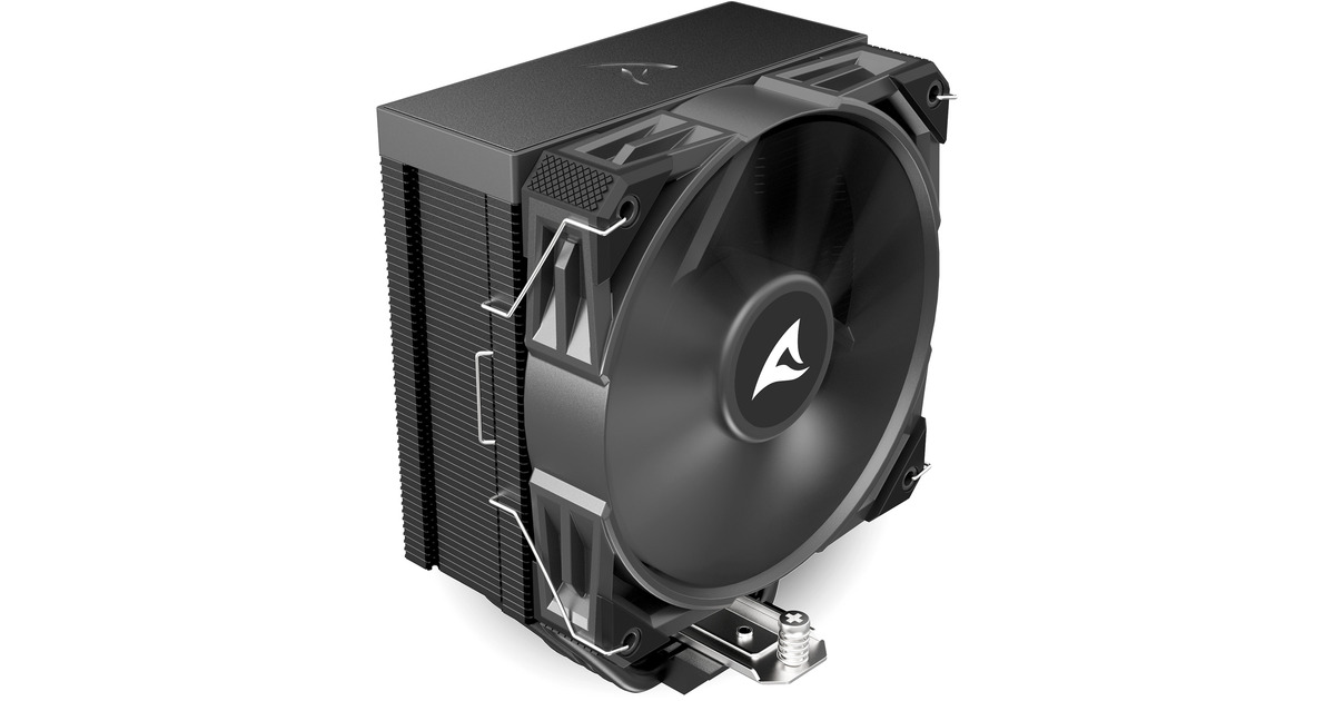 SharkoonA50 CPU-koeler  (Zwart, 4-pins PWM fan-connector)