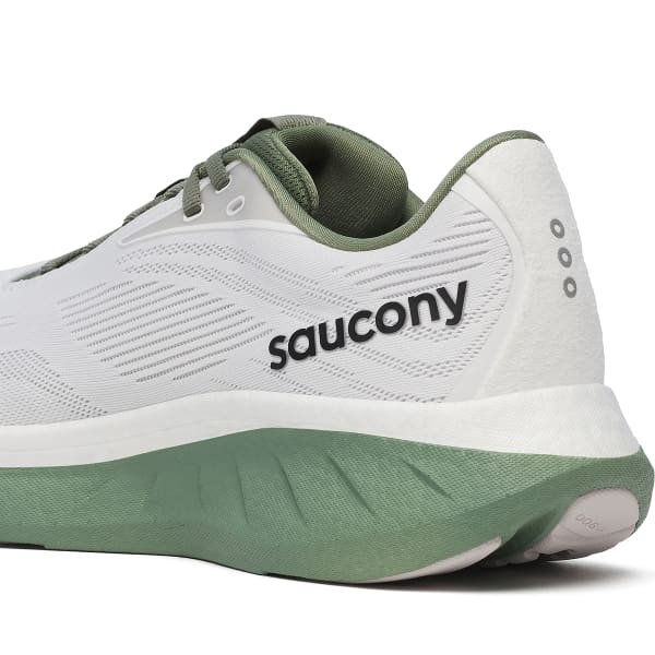 Chaussure running SAUCONY SAUCONY RIDE 18 WHITE/OLIVINE