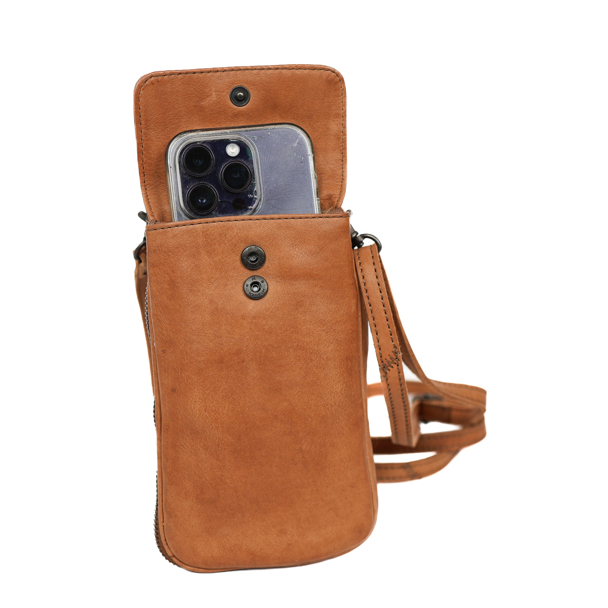 Telefoontasje 'Romee' taupe TAUPE