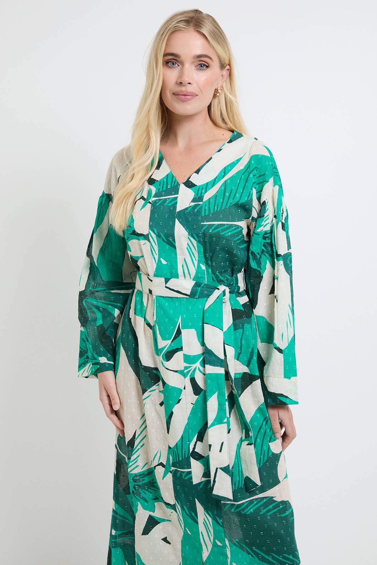 Wallis Robe Midi Tropicale D'été Petite
