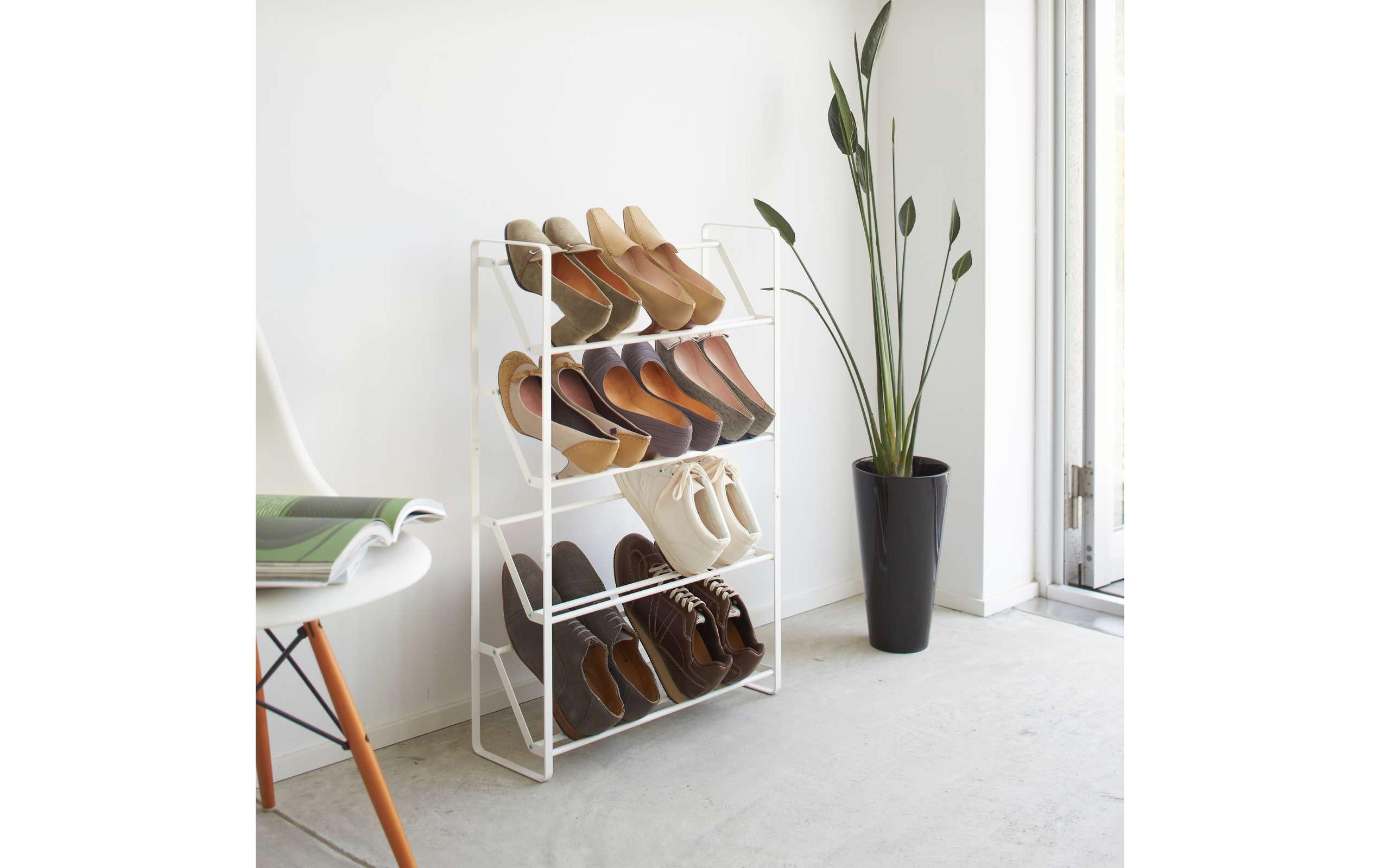 Schuhregal Frame 17.5 x 80 cm, WeissSchuhorganizer