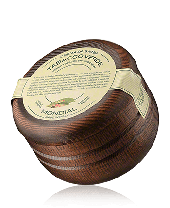 Mondial 1908 Shaving Care Tabacco Verde Cream Wooden Bowl 140ml