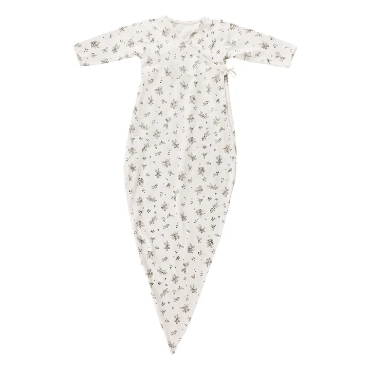 Bonjour Little Kimono Noué Sloeberry Coton Bio | Ecru