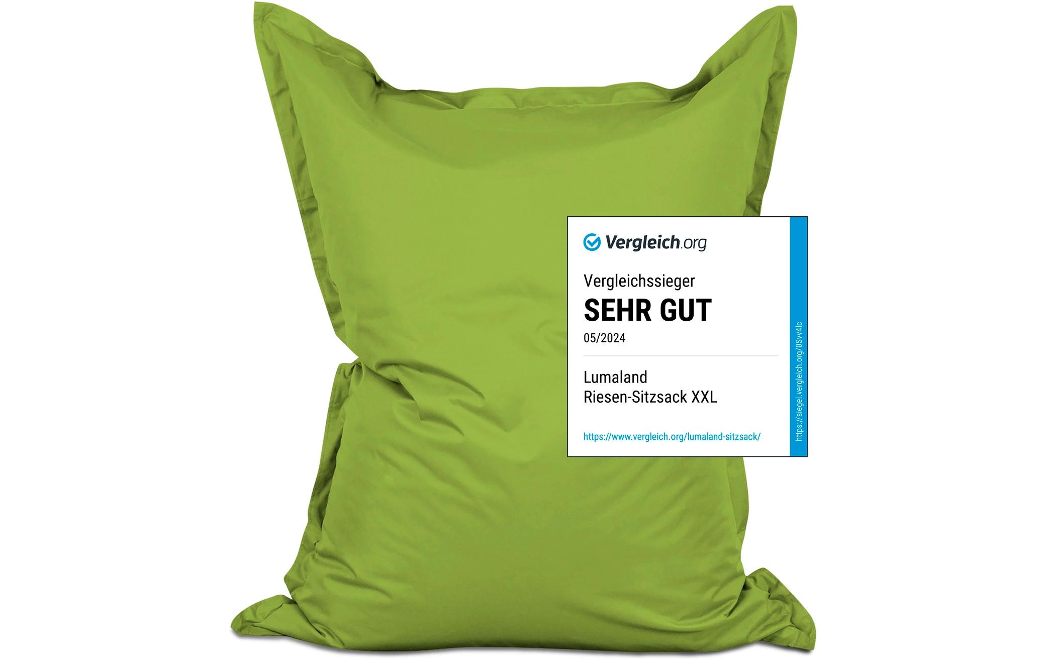 Sitzsack Comfort 380 L, Grün<br>Sitzsack für innen und aussen