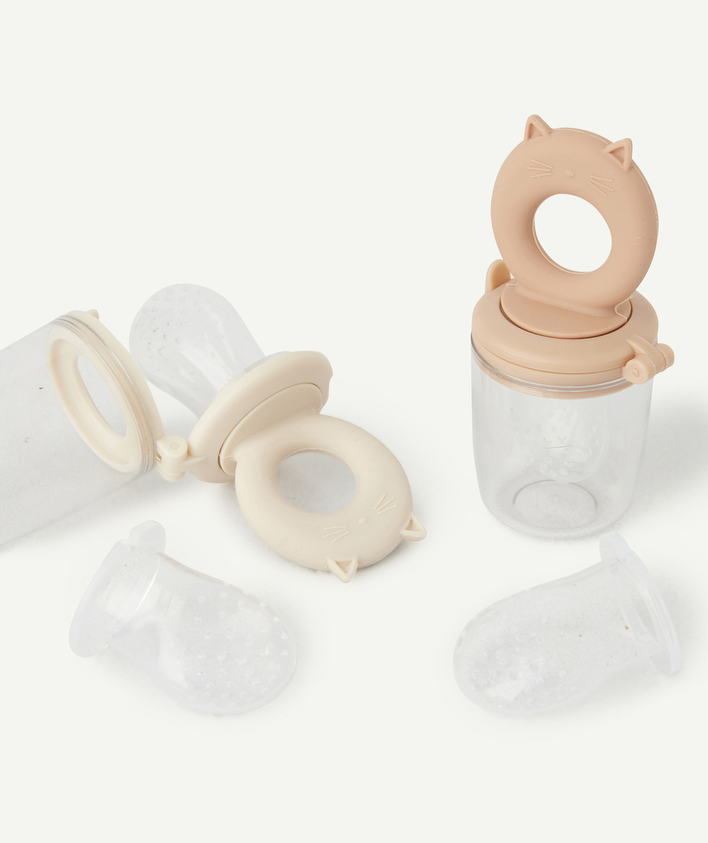 LIEWOODLOT DE 2 NOURRISSEURS MIRANDA EN SILICONE ROSE