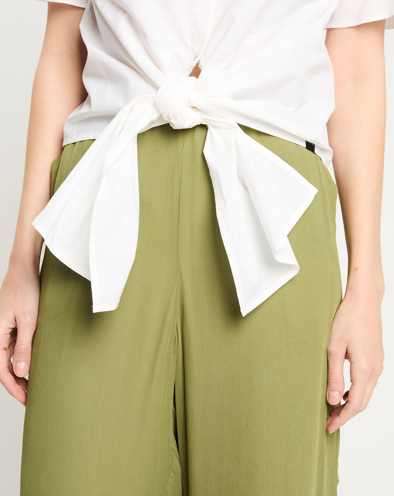 Scotch & Soda Chemise Nouée blanche